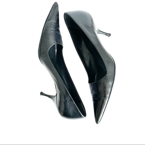 Prada Leather Stiletto Medium Pumps Size 39 - Picture 3 of 7